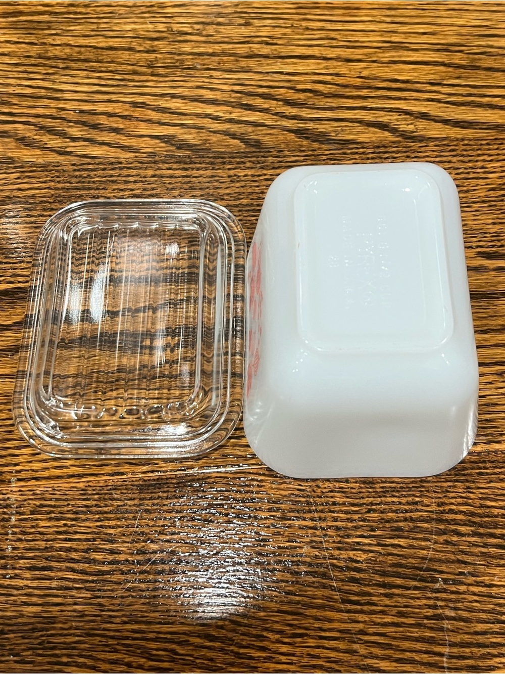 Vintage Pyrex Pink Gooseberry 501 Refrigerator Dish with Lid - Cottage Farmhouse - Picture 7 of 11